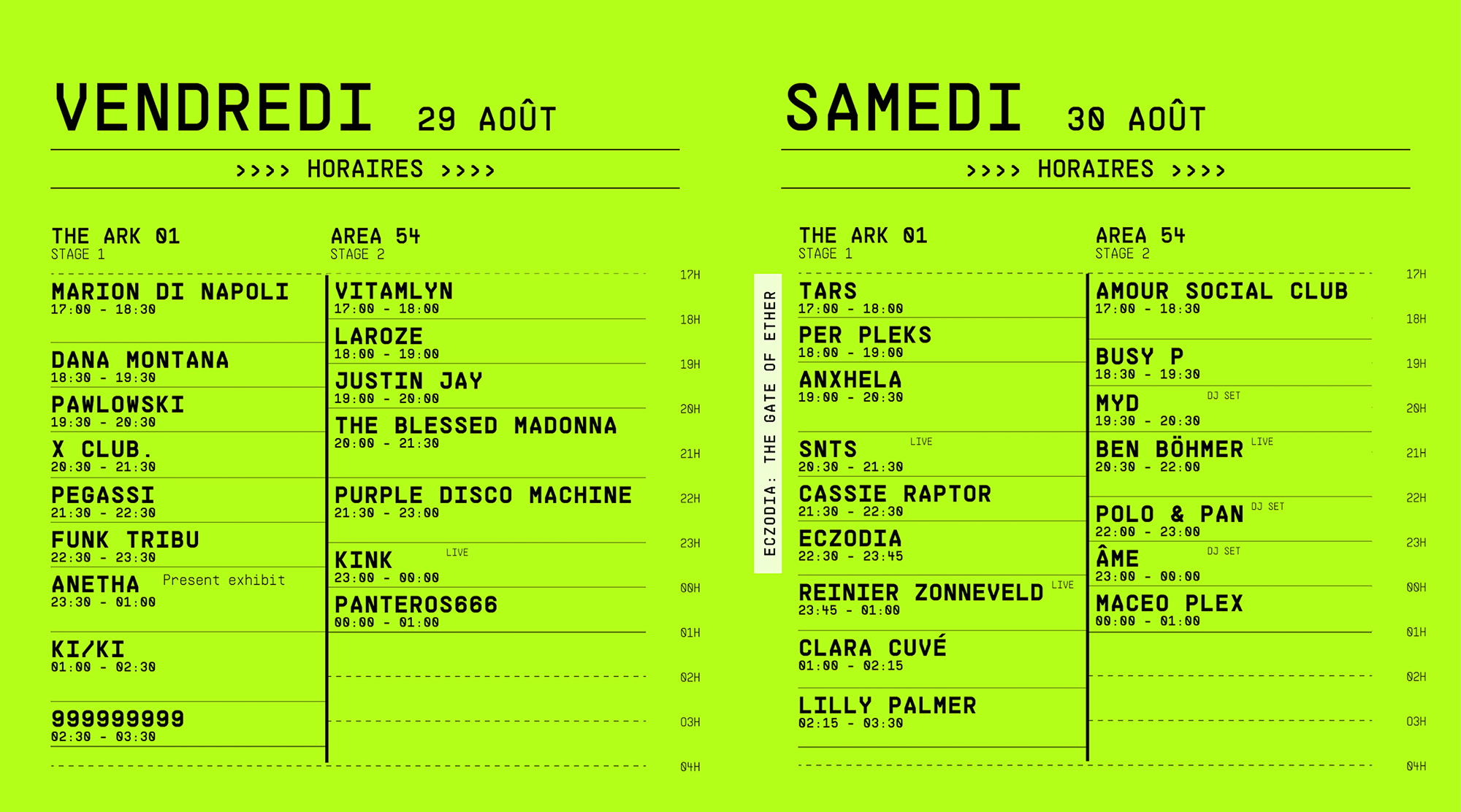 Line up